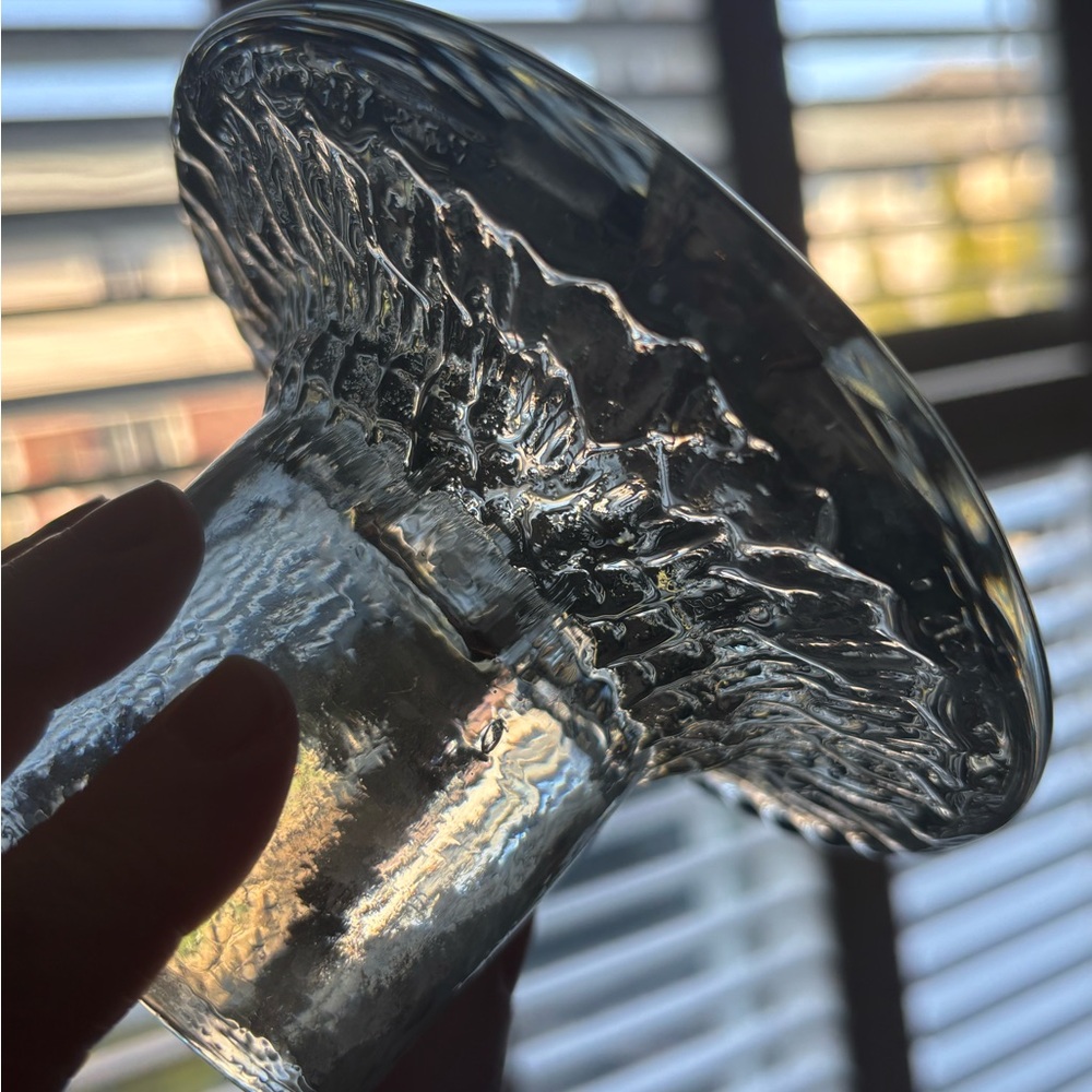 Vintage Blenko 77S Mushroom Candleholder - Picture 9 of 14